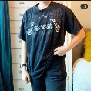 Biker graphic tee
